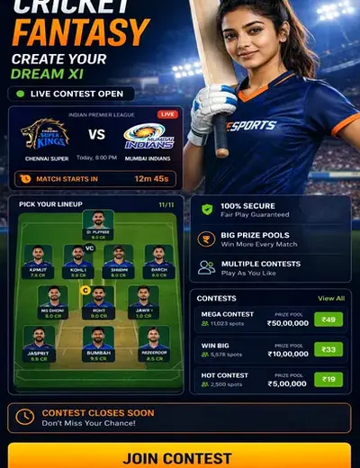Hero11 (hero11) fantasy cricket & matchday visual 3